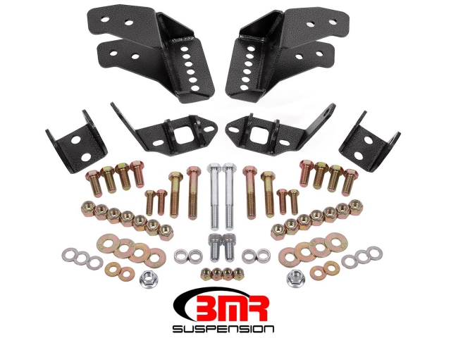 BMR Coilover Conversion Kit w/o CAB, Adjustable Shock Mount, Rear (1978-1987 GM G-Body)