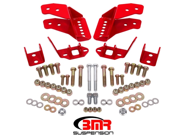 BMR Coilover Conversion Kit w/o CAB, Adjustable Shock Mount, Rear (1978-1987 GM G-Body) - Click Image to Close