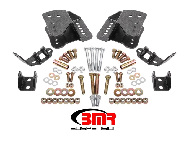 BMR Coilover Conversion Kit w/ CAB, Adjustable Shock Mount, Rear (1978-1987 GM G-Body) - Click Image to Close