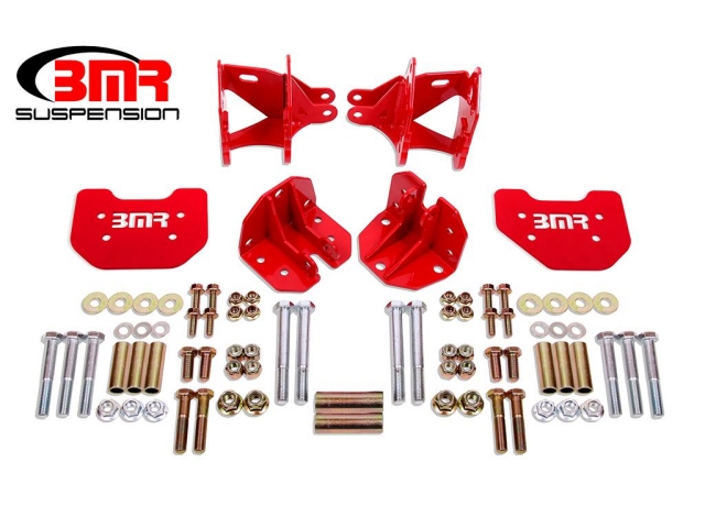 BMR Coilover Conversion Kit w/ CAB, Non-Adjustable Shock Mount, Rear (1979-2004 Mustang)