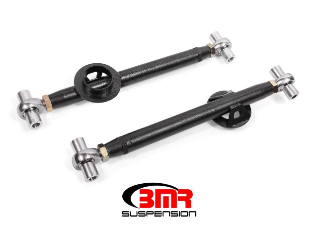 BMR Lower Control Arms w/ Rod Ends & Spring Brackets, Chrome-Moly, Double Adjustable (1979-2004 Mustang)