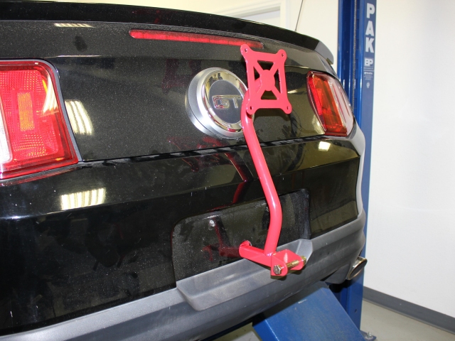 BMR Parachute Mount, Bolt-On (2005-2014 Mustang GT) - Click Image to Close