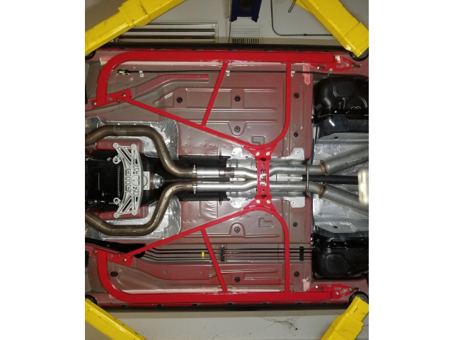 BMR Subframe Connectors, Bolt-On (2008-2023 Dodge Challenger) - Click Image to Close