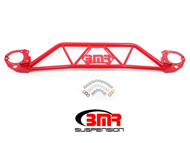 BMR Strut Tower Brace, Twin Tubes (2015-2019 Mustang) - Click Image to Close