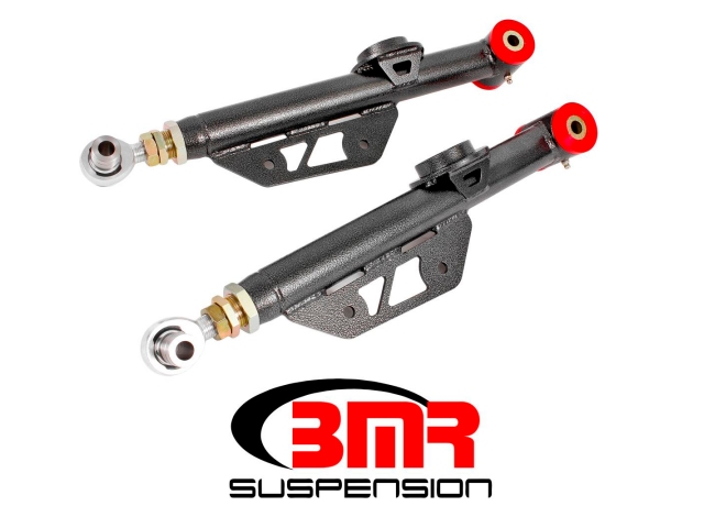 BMR Lower Control Arms w/ Polyurethane Bushing & Rod End, Adjustable (1979-1998 Mustang) - Click Image to Close
