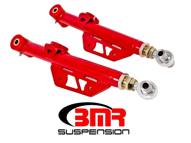 BMR Lower Control Arms w/ Polyurethane Bushing & Rod End, Adjustable (1979-1998 Mustang) - Click Image to Close