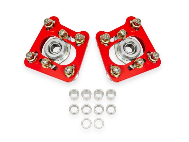 BMR Caster/Camber Plates, 4-Bolt Design (1994-2004 Mustang)