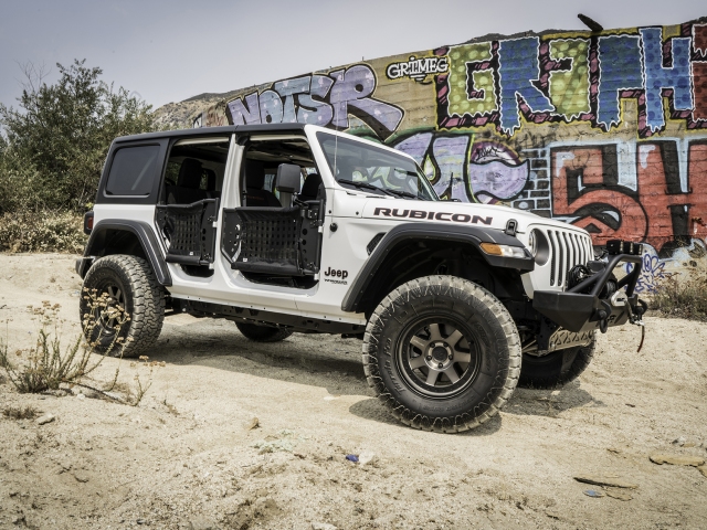 BODY ARMOR Trail Doors, Front (2018-2022 Wrangler JLU & Gladiator JT)