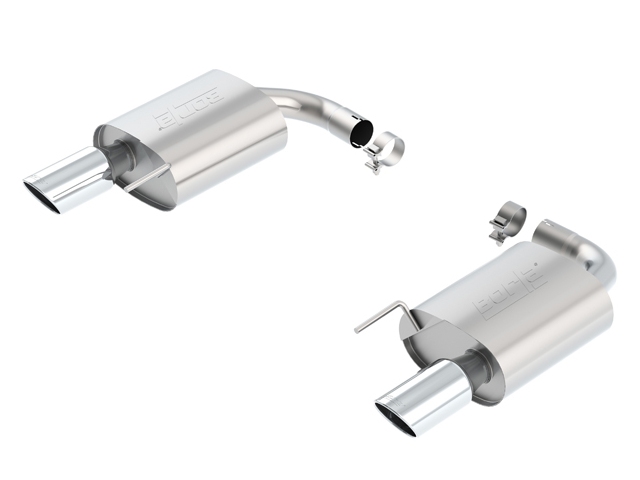 Borla Rear Section Exhaust "S-Type", 2.5" (2015-2017 Mustang GT)