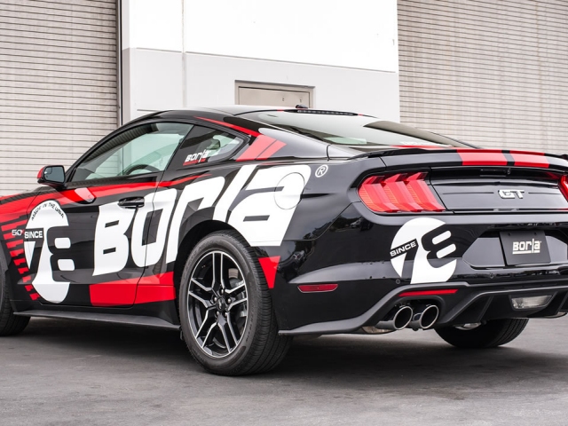 Borla Axle-Back Exhaust "S-Type", 2.5"/3" (2018-2022 Mustang GT & Bullitt) - Click Image to Close