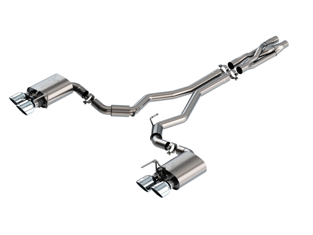 Borla Cat-Back Exhaust "ATAK" w/ Polished Tips, 3" (2020 Mustang Shelby GT500)