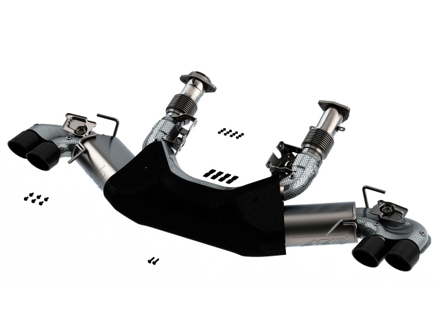 Borla Cat-Back Exhaust "ATAK" w/ Black Chrome Tips, 3"/2.75"/2.25" (2020-2021 Corvette Stingray)