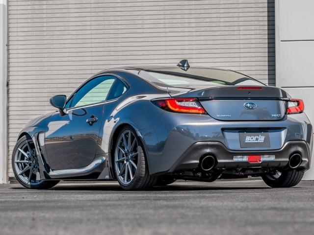 Borla Cat-Back Exhaust "S-Type" w/ Black Chrome Tips, 2.5"/2.0" (2022-2023 Subaru BRZ & Toyota GR86)