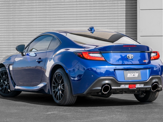 Borla Cat-Back Exhaust "S-Type" w/ Chrome Tips, 2.5"/2.0" (2022-2023 Subaru BRZ & Toyota GR86)