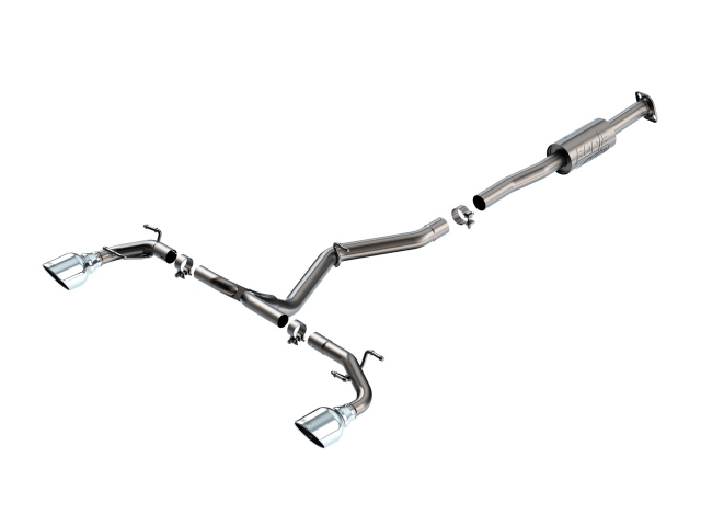 Borla Cat-Back Exhaust "ATAK" w/ Chrome Tips, 2.5"/2.0" (2022-2023 Subaru BRZ & Toyota GR86)