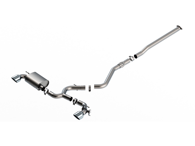 Borla Cat-Back Exhaust "ATAK" w/ Chrome Tips, 3" (2022-2023 Hyundai Kona N)