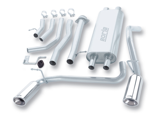 Borla Cat-Back Exhaust "Touring", 2.5"/2" (2003-2006 Hummer H2) - Click Image to Close
