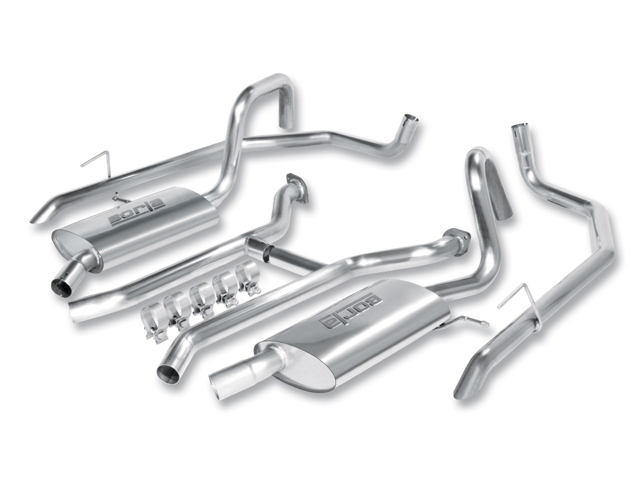 Borla Cat-Back Exhaust "Touring", 2.25"/2" (2003-2011 Crown Victoria) - Click Image to Close