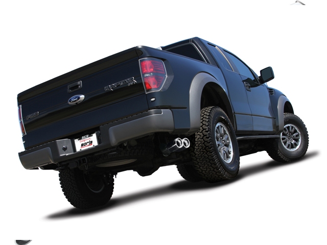 Borla Cat-Back Exhaust "S-Type", 3"/2.5" (2011-2013 F-150 Harley Davidson & 2010-2014 SVT Raptor 6.2L V8)