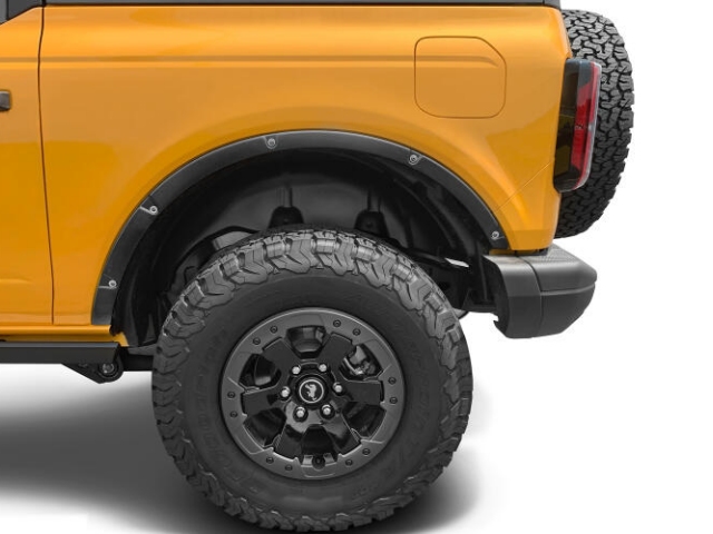 BUSHWACKER TRAIL ARMOR Fender Delete Kit, Textured Black (2021-2022 Ford Bronco)