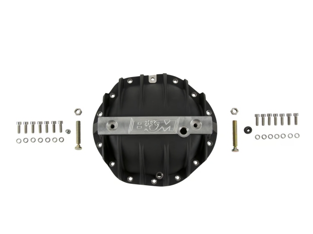 B&M HI-TEK Aluminum Differential Cover [9.5-INCH | 14-BOLT], Black Anodized (1999-2013 Chevrolet Silverado & GMC Sierra 1500)