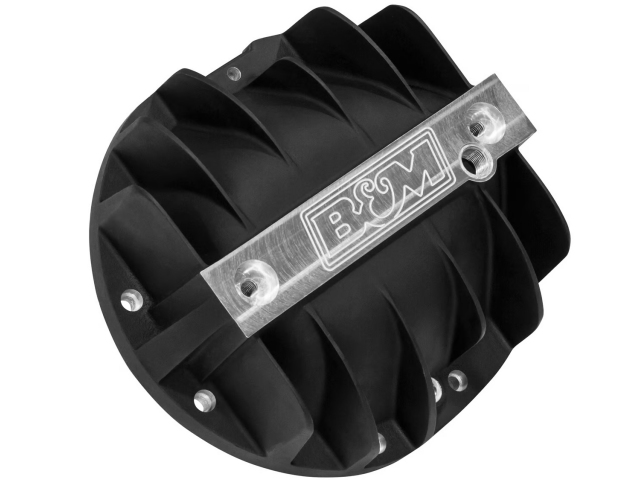 B&M HI-TEK Aluminum Differential Cover, Black Anodized (2014-2024 GM Truck & SUV & AAM 9.5/9.76)