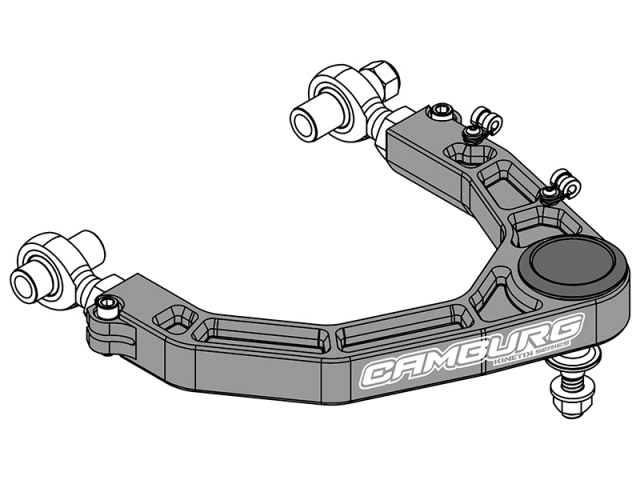CAMBURG KINETIK SERIES Billet Uniball Upper Control Arms, Gray (2022-2024 Toyota Tundra & 2023-2024 Sequoia) - Click Image to Close