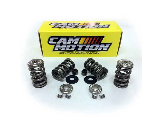 CAM MOTION LS High Performance .700" Hydraulic Roller Double Spring Kit w/ Titanium Retainers - Click Image to Close