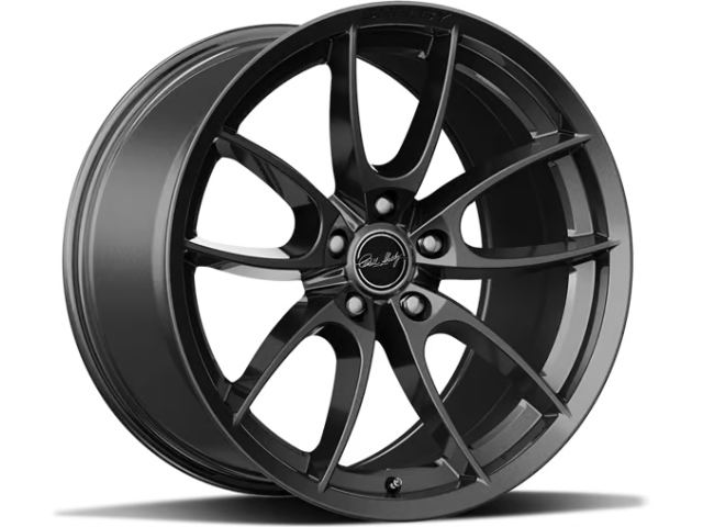 CARROLL SHELBY CS5 Wheel, Front & Rear [19 X 9.5 IN. | 5 x 114.3 | 34MM OFFSET | GLOSS BLACK] (2005-2024 Ford Mustang)