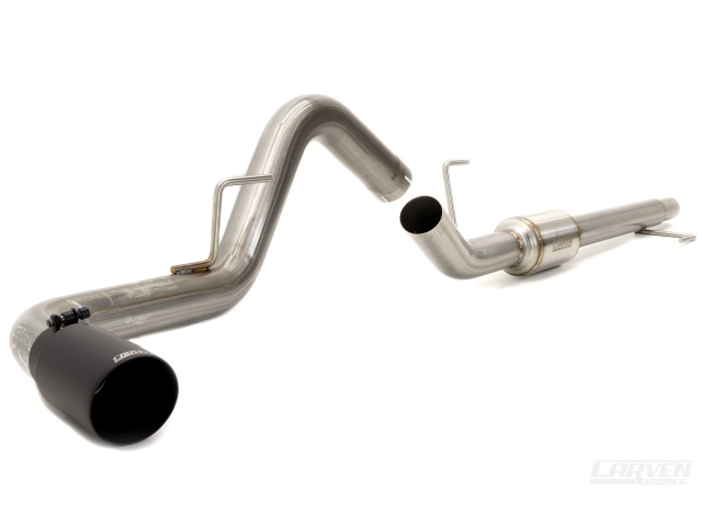 CARVEN "R SERIES" Cat-Back Exhaust w/ Ceramic Coated Black Tip (2015-2020 Ford F-150)