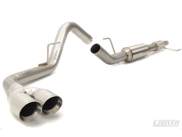 CARVEN "R SERIES" Cat-Back Exhaust w/ Polished Tips (2015-2020 F-150 3.5L EcoBoost)