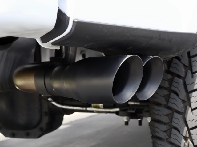 CARVEN "R SERIES" Cat-Back Exhaust w/ Ceramic Coated Black Tips (2015-2020 F-150 3.5L EcoBoost) - Click Image to Close