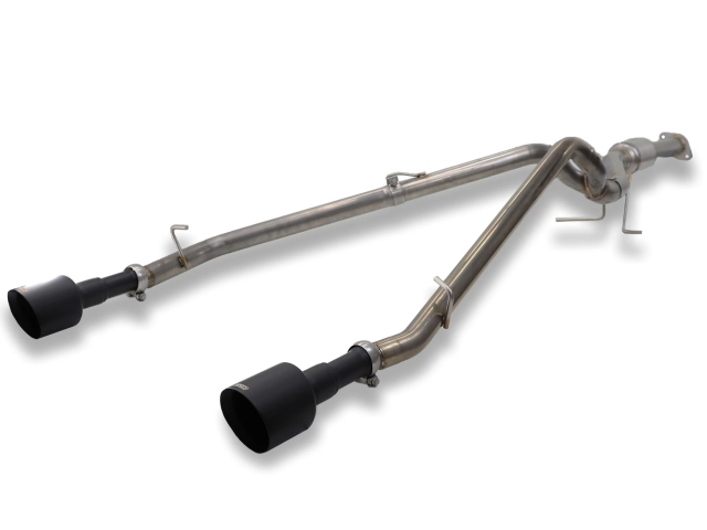 CARVEN "COMPETITOR SERIES" Cat-Back Exhaust w/ Ceramic Coated Black Tips (2019-2020 RAM 1500) - Click Image to Close