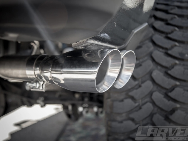 CARVEN "PROGRESSIVE SERIES" Cat-Back Exhaust w/ Polished Tips (2019-2020 Silverado & Sierra 5.3L V8) - Click Image to Close