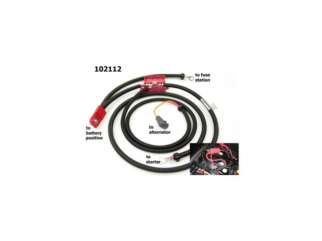 Caspers Electronics Positive Battery Relocation Cable CTS-V - Click Image to Close
