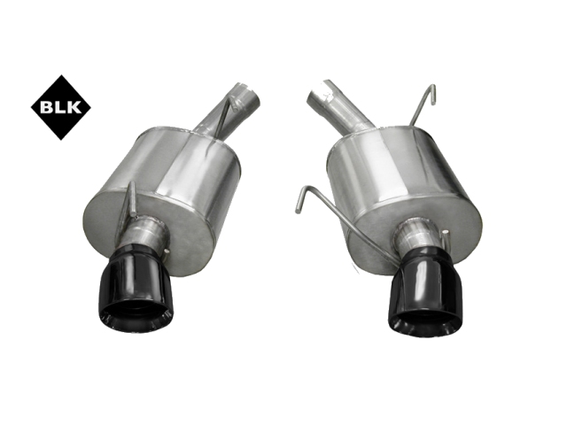 CORSA SPORT 2.5" Dual Rear Exit Axle-Back Exhaust w/ 4.0" Black PVD Tips (2005-2010 Mustang GT & Shelby GT500)
