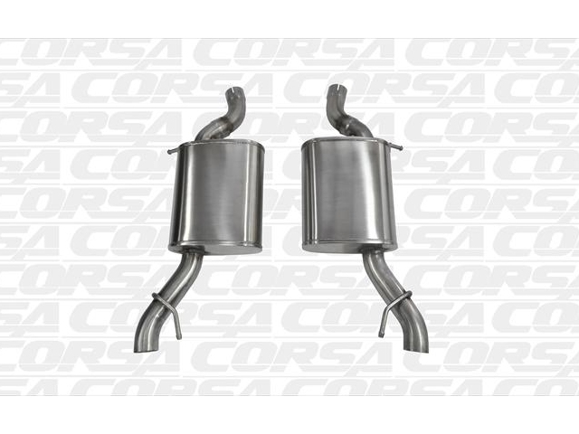 CORSA SPORT 2.5" Dual Rear Exit Axle-Back Exhaust w/o Tips (2014-2017 CTS-V 3.6L Turbo) - Click Image to Close
