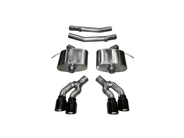 CORSA SPORT 2.75" Dual Rear Exit Axle-Back Exhaust w/ Twin 4.0" Black PVD Tips (2016-2018 Cadillac CTS-V)