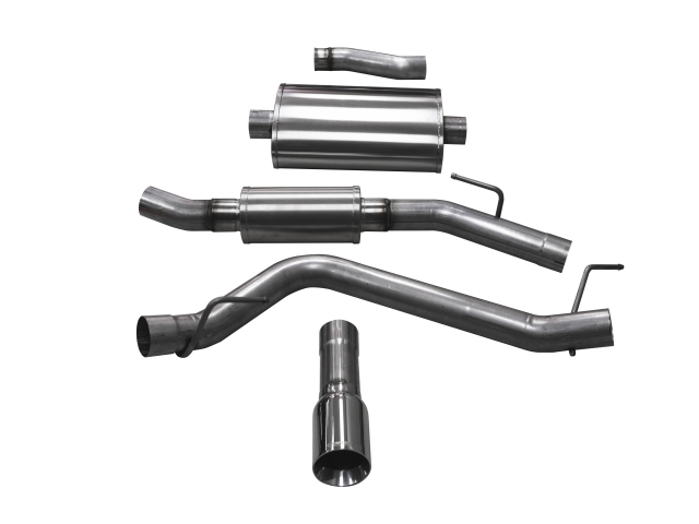 CORSA TOURING 3.0" Single Side Exit Cat-Back Exhaust w/ Single 4.0" Polished Tip (2020 Gladiator JT)