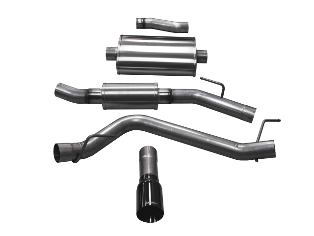 CORSA TOURING 3.0" Single Side Exit Cat-Back Exhaust w/ Single 4.0" Black PVD Tip (2020 Gladiator JT)