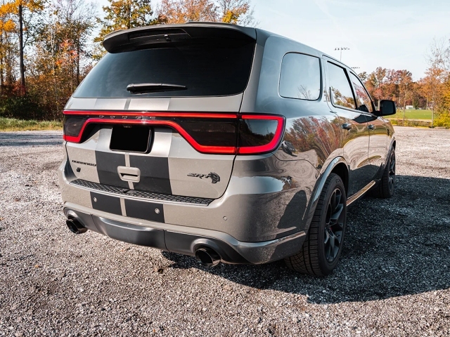 CORSA SPORT 2.75" Dual Rear Exit Cat-Back Exhaust w/ Single 4.5" Polished Tips (2021-2022 Dodge Durango SRT Hellcat)