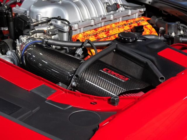 CORSA Carbon Fiber Air Intake w/ MaxFlow5 (2017-2021 Challenger & Charger SRT Hellcat) - Click Image to Close