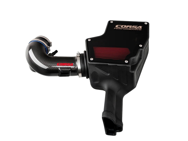 CORSA Closed Box Cold Air Intake w/ DryTech 3D, Carbon Fiber (2018-2023 Ford Mustang GT)