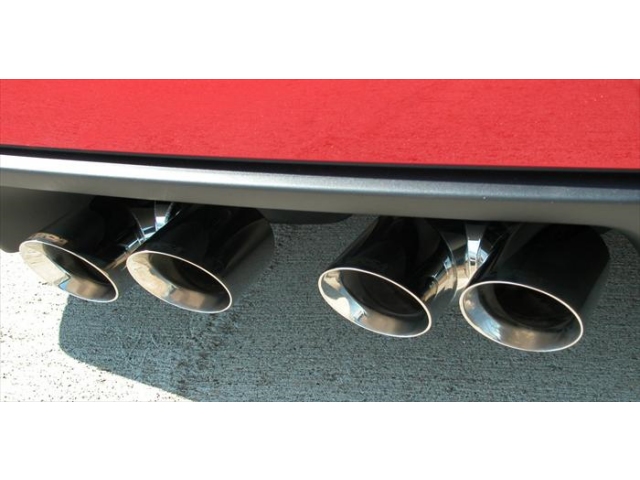 CORSA SPORT 3.0" Dual Rear Exit Axle-Back Exhaust w/ Twin 4.0" Polished Tips (2006-2013 Corvette Z06 & ZR1)