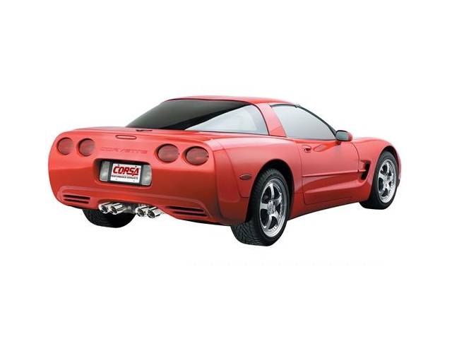 CORSA XTREME 2.5" Dual Rear Exit Cat-Back Exhaust w/ Twin 3.5" Polished Tips (1997-2004 Corvette & Z06)