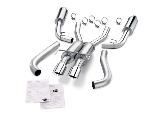 CORSA SPORT 3.0" Dual Center Rear Exit Cat-Back Exhaust w/ Single 4.0" Polished Tips (1996-2002 Viper RT/10 & GTS) - Click Image to Close