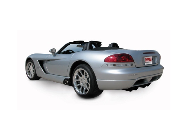 CORSA SPORT 3.0" Dual Side Exit Exhaust w/ Single 3.0" Polished Tips (2003-2010 Viper SRT-10) - Click Image to Close