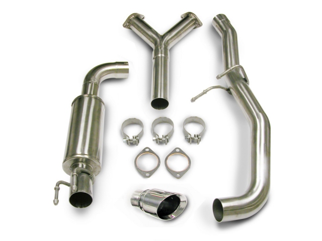 CORSA SPORT 3.0" Side Rear Exit Cat-Back Exhaust w/ Single 4.0" Polished Tip (2004 GTO) - Click Image to Close