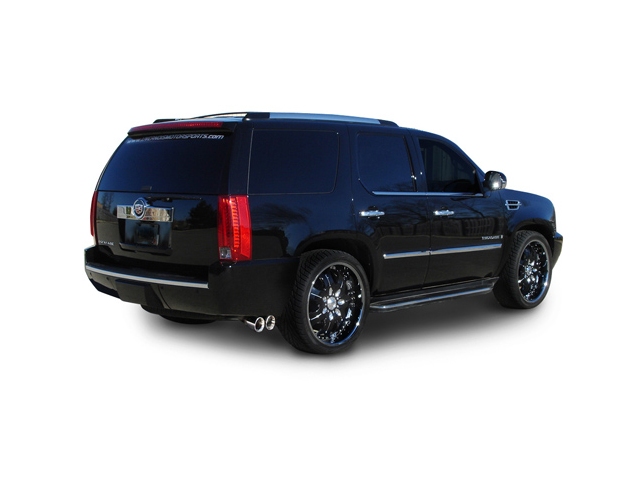 CORSA SPORT 3.0" Single Side Exit Cat-Back Exhaust w/ Twin 4.0" Polished Tips (2007-2010 Escalade & Yukon Denali 6.2L V8)