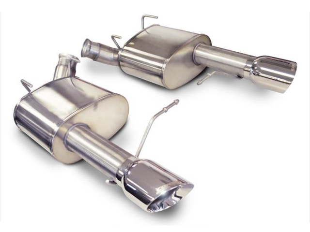 CORSA XTREME 3.0" Dual Rear Exit Axle-Back Exhaust w/ Single 4.0" Polished Tips (2011-2014 Mustang GT & BOSS 302)